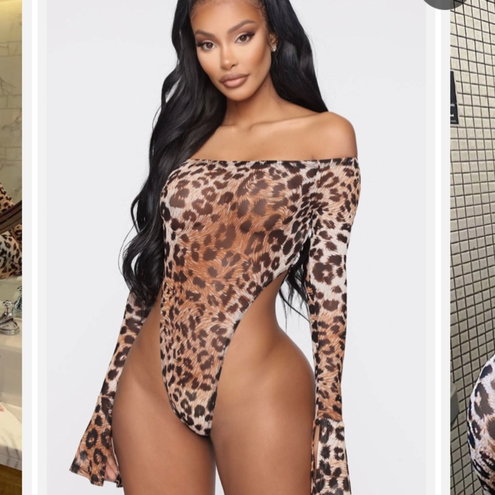 Fashion Nova bodysuit 🐆🖤